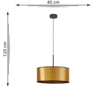 Złoty okrągły żyrandol wiszący 40 cm - EX872-Sintrev