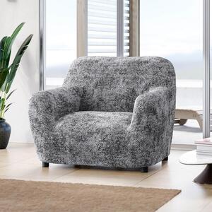 Bi-elastyczne pokrowce MARMO szare fotel (sz. 60 - 110 cm)