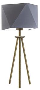 Lampa stołowa trójnóg na złotym stelażu - EX931-Soveti - 18 kolorów