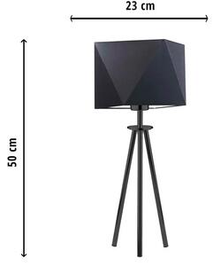 Geometryczna lampka stołowa na czarnym stelażu - EX927-Soveti - 18 kolorów