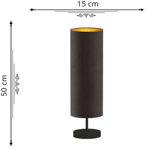 Lampka stołowa tuba na chromowanym stelażu - EX959-Sydnel - 5 kolorów
