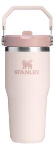 Jasnoróżowy termos ze stali nierdzewnej 410 ml IceFlow™ Flip Straw 2.0 Tumbler Rose Quartz – Stanley