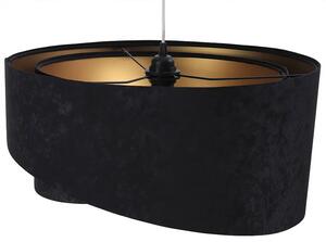 Czarno-złota lampa wisząca nad stół - EX973-Vivien