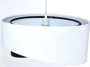 Biało-czarna welurowa lampa wisząca - EX975-Balo