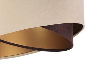 Beżowo-złota lampa wisząca nad stół - EX977-Ariani