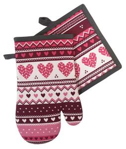 Rękawica kuchenna i podkładka VALENTINES