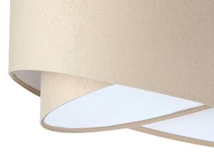 Beżowo-biała lampa wisząca nad stół - EX982-Sonelo