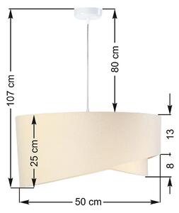 Skandynawska lampa wisząca welurowa - EX984-Moliva