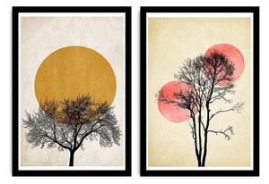 Obrazy zestaw 2 szt. 36x51 cm – Wallity