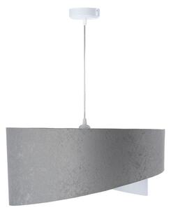 Szaro-biała asymetryczna lampa wisząca - EX986-Merso
