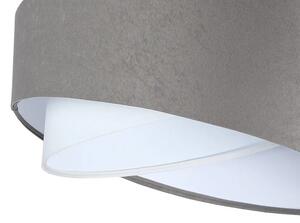 Szaro-biała asymetryczna lampa wisząca - EX986-Merso
