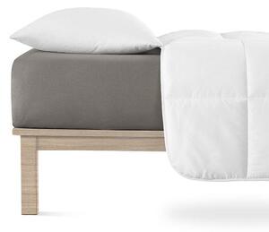 Napinane prześcieradło Jersey z elastanem antracytowe 90 x 200 cm