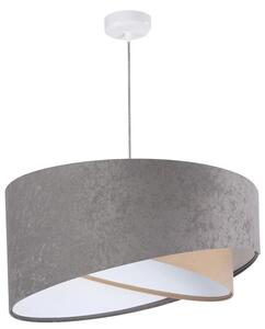 Szaro-biała lampa wisząca nad stół - EX987-Felso