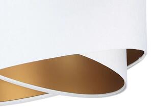 Biało-złota lampa wisząca nad stół - EX988-Selma