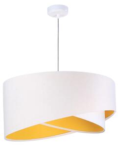 Biało-żółta nowoczesna lampa wisząca - EX990-Rezi