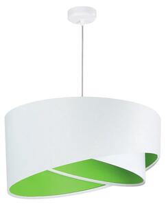 Biało-zielona elegancka lampa wisząca - EX990-Rezi