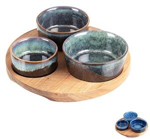 Zestaw ceramiczny do serwowania 4 szt