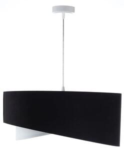 Czarna welurowa lampa wisząca do salonu - EX993-Nadox