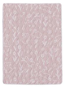 Zestaw pikowanego koca i poszewki na poduszkę z satyny bawełnianej 140x200 cm – Butter Kings
