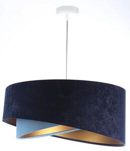 Granatowo-złota lampa wisząca glamour - EX994-Lorisa