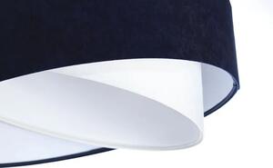 Granatowo-biała lampa wisząca nad stół - EX995-Rema