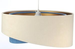 Beżowo-złota lampa wisząca nad stół - EX998-Olida