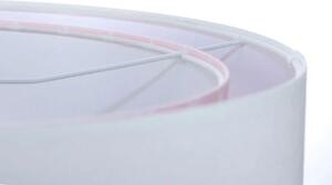 Biało-różowa lampa wisząca z wzorem - EX1000-Felisa