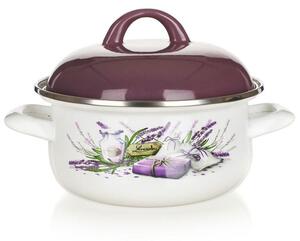 Garnek emaliowany Lavender, BANQUET 1,4 l