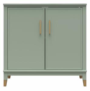 Zielona szafka 86x85x41 cm Westerleigh – CosmoLiving by Cosmopolitan