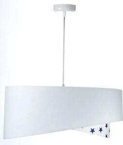 Biała lampa wisząca z gwiazdkami dla dziecka - EXX10-Elza