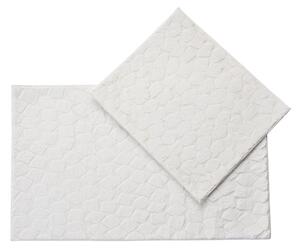 Kremowe dywaniki łazienkowe zestaw 2 szt. 60x100 cm Rabbit – Foutastic