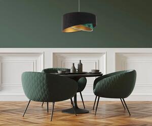Czarno-zielona lampa wisząca nad stół - EXX11-Gelva
