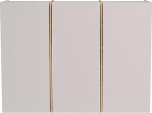 Kremowa szafka pod przedpokoju 138x103x38 cm Libbiano – Germania