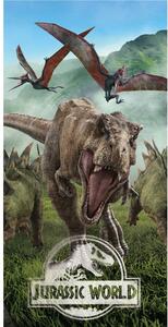 Bawełniany ręcznik dziecięcy 70x140 cm Jurassic Park – Jerry Fabrics