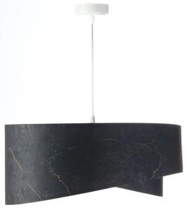 Czarno-srebrna lampa wisząca glamour - EXX15-Magela