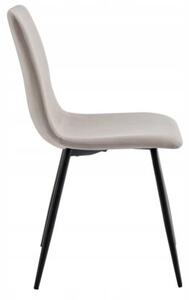 Krzesło kuchnia jadalnia salon tapicerowane welur velvet Nova KT110 taupe