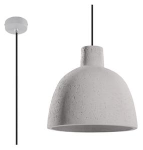 Jasnoszara lampa wisząca ø 28 cm Filippo – Sollux