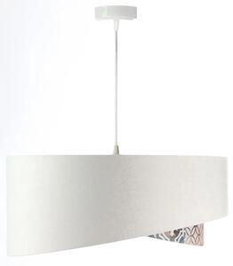 Biała asymetryczna lampa wisząca - EXX20-Olagos