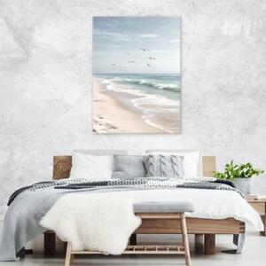 Obraz Na Płótnie Plaża Niebieski Do Sypialni Salonu 70x100