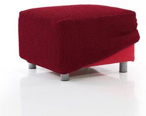 Super streczowe pokrowce NIAGARA bordo pufa (40 - 60 cm)