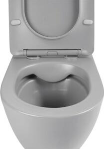 Miska WC HYDROSAN MIZU-MTGR-RIM-03 Owalny Szary mat