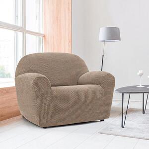 Super streczowe pokrowce NIAGARA orzeszkowe fotel (sz. 70 - 110 cm)