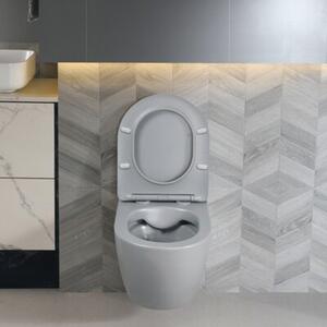 Miska WC HYDROSAN MIZU-MTGR-RIM-03 Owalny Szary mat