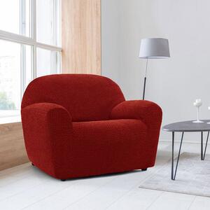 Super streczowe pokrowce NIAGARA ceglaste fotel (sz. 70 - 110 cm)