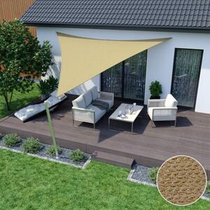 Żagiel przeciwsłoneczny Aio Factory 3x3x3 m wodoodporny beżowy 1szt