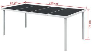 Duży stół ogrodowy jadalniany - Larson 3X