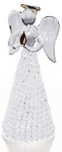 Szklany aniołek 12 cm