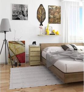 Szafka do sypialni, STILO, 4 szuflady, 40x35x74 cm, dąb artisan, mat | TYLETEGOTU