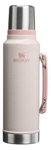 Jasnoróżowy termos ze stali nierdzewnej 1,4 l Legendary Classic Bottle Hammertone Rose Quartz – Stanley