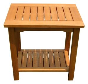 Stolik ogrodowy z litego drewna eukaliptusowego 35x50 cm Santa Cruz – Garden Pleasure